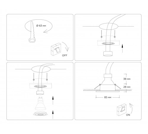 Встраиваемый светильник Ambrella Light TN1160 TN Встраиваемый светильник Ambrella Light TN1160 TN