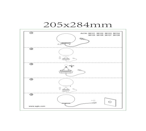 Шар световой Eglo 98101 Monterolo Шар световой Eglo 98101 Monterolo