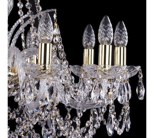 Подвесная люстра Bohemia Ivele Crystal 1411/10/240/G 1411