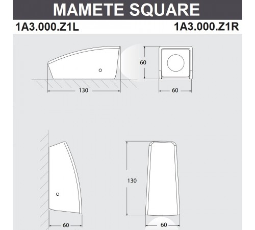 Накладной светильник Fumagalli 1A3.000.000.WXZ1L Mamete