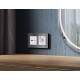 Розетка 2хUSB type A и C без рамки Ambrella Volt MA131010 Quant