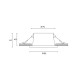 Встраиваемый светильник Hesby Lighting HSBL_0135 Nova