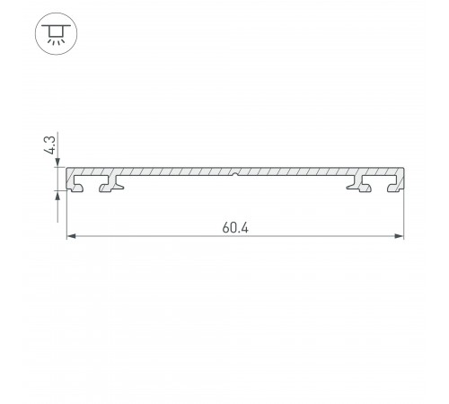 Крепеж Arlight 019869 PHS-3X-BASE-H4.3-2000 ANOD Крепеж Arlight 019869 PHS-3X-BASE-H4.3-2000 ANOD