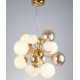 Подвесная люстра LUMINA DECO LDP 8565-10/16 GD+TEA Galaksida