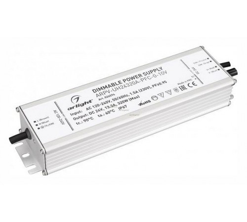 Блок питания Arlight 026574 ARPV-UH24320A-PFC-0-10V Блок питания Arlight 026574 ARPV-UH24320A-PFC-0-10V
