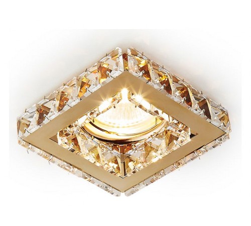 Встраиваемый светильник Ambrella Light K110 CL/G Crystal K110 Встраиваемый светильник Ambrella Light K110 CL/G Crystal K110