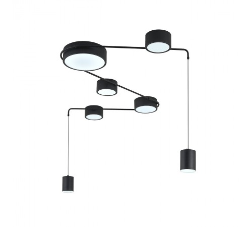 Потолочная люстра Indigo 14028/7С Black Modulo Потолочная люстра Indigo 14028/7С Black Modulo
