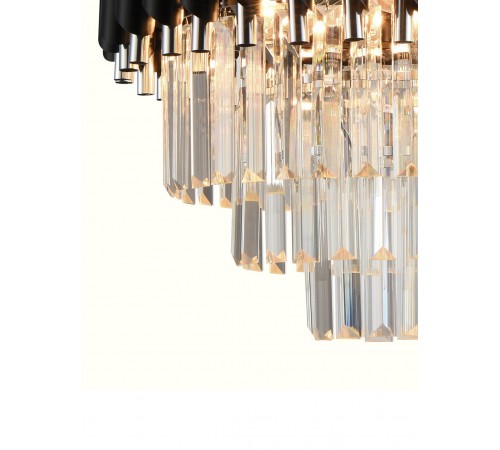 Подвесная люстра Natali Kovaltseva DARIAN 76017/5C CHROME BLACK Darian