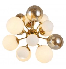 Подвесная люстра LUMINA DECO LDP 8565-10/16 GD+TEA Galaksida