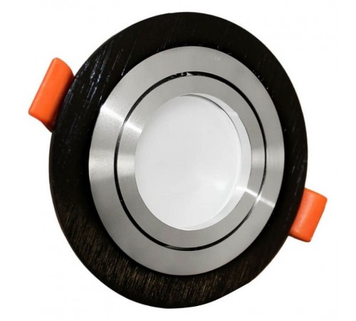Встраиваемый светильник LUMINA DECO LDC 8062-D90 BK+SL Duka Встраиваемый светильник LUMINA DECO LDC 8062-D90 BK+SL Duka