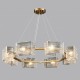 Подвесная люстра iLamp 2078-D890 BR Dallas