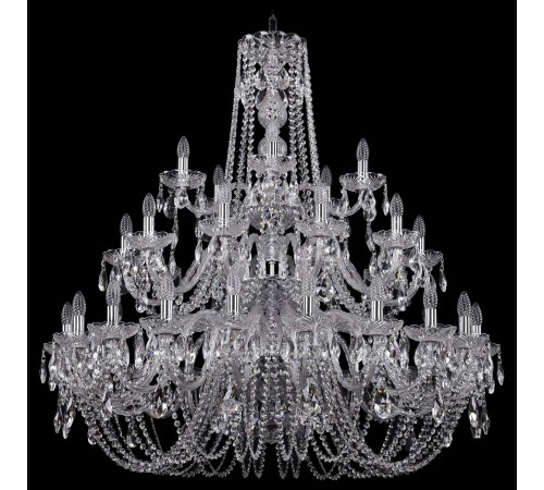 Подвесная люстра Bohemia Ivele Crystal 1402/20+10+5/400/3d/Ni 1402 Подвесная люстра Bohemia Ivele Crystal 1402/20+10+5/400/3d/Ni 1402