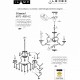 Подвесная люстра iLamp 6071-8 GD+CL Diamond