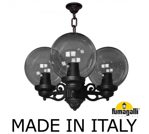 Подвесной светильник Fumagalli G25.120.S30.AZF1R Globe 250 Подвесной светильник Fumagalli G25.120.S30.AZF1R Globe 250