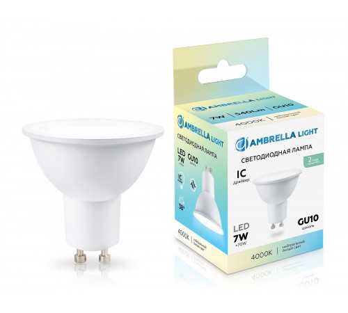 Лампа светодиодная Ambrella Light 190714 MR16 Лампа светодиодная Ambrella Light 190714 MR16