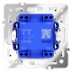 Выключатель двухклавишный без рамки Voltum VLS020103 S70
