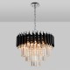 Подвесная люстра Natali Kovaltseva DARIAN 76017/5C CHROME BLACK Darian