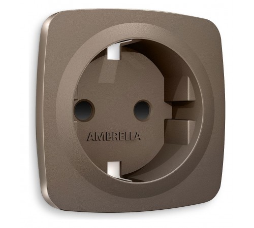Накладка для розетки с заземлением и со шторками Ambrella Volt OP6370 Quant Накладка для розетки с заземлением и со шторками Ambrella Volt OP6370 Quant