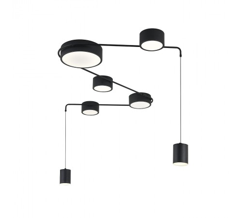 Потолочная люстра Indigo 14028/7С Black Modulo Потолочная люстра Indigo 14028/7С Black Modulo