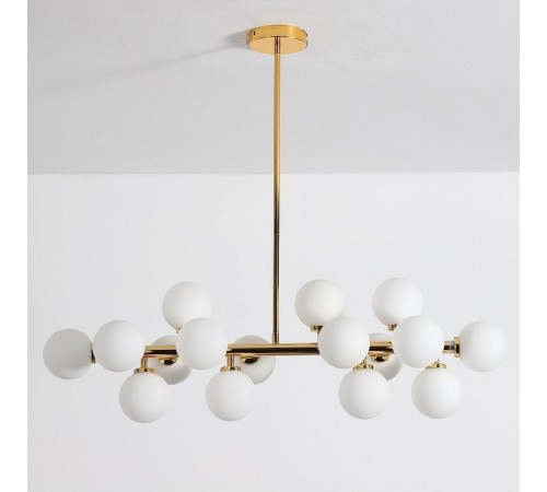 Люстра на штанге LUMINA DECO LDP 6033-16 GD Marsiada Люстра на штанге LUMINA DECO LDP 6033-16 GD Marsiada