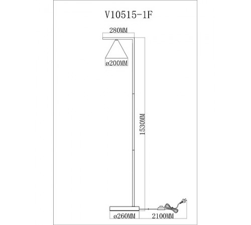 Торшер Moderli V10515-1F Omaha Торшер Moderli V10515-1F Omaha