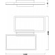 Накладной светильник Escada 10209/2LED White Scales