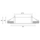 Встраиваемый светильник Hesby Lighting HSBL_0099 Breeze