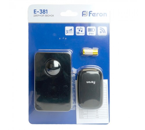 Звонок беспроводной Feron 48921 E-381 Звонок беспроводной Feron 48921 E-381