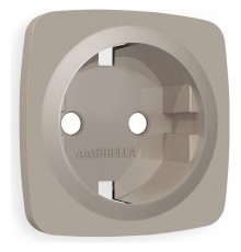 Накладка для розетки с заземлением Ambrella Volt OP3660 Quant