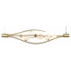 Подвесной светильник Indigo 11025/7P Gold Flusso