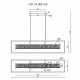 Подвесной светильник iLedex 4737-90 MBK+SGD Look