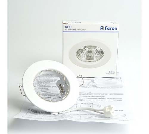 Встраиваемый светильник Feron 48463 DL10 Встраиваемый светильник Feron 48463 DL10