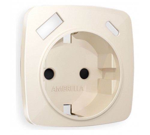 Накладка для розетки с заземлением и со шторками и 2хUSB type A и C Ambrella Volt OP3100 Quant Накладка для розетки с заземлением и со шторками и 2хUSB type A и C Ambrella Volt OP3100 Quant