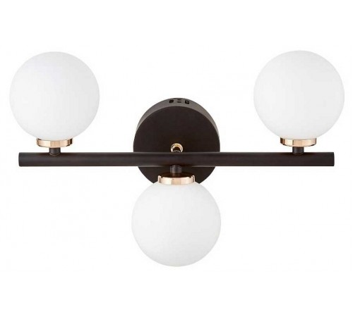 Бра LUMINA DECO LDW 6033-3 BK+F.GD Marsiada Бра LUMINA DECO LDW 6033-3 BK+F.GD Marsiada