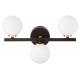 Бра LUMINA DECO LDW 6033-3 BK+F.GD Marsiada