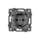 Розетка с заземлением и 2хUSB type A и C, без рамки Arlight 49831 SCT