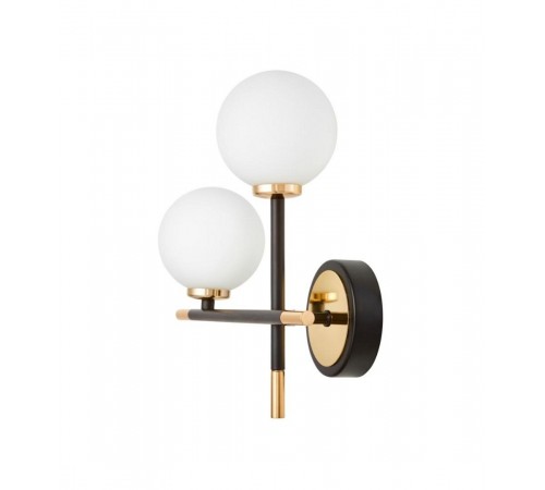 Бра LUMINA DECO LDW 6033N-2 BK+FGD Marsiada Бра LUMINA DECO LDW 6033N-2 BK+FGD Marsiada