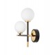 Бра LUMINA DECO LDW 6033N-2 BK+FGD Marsiada