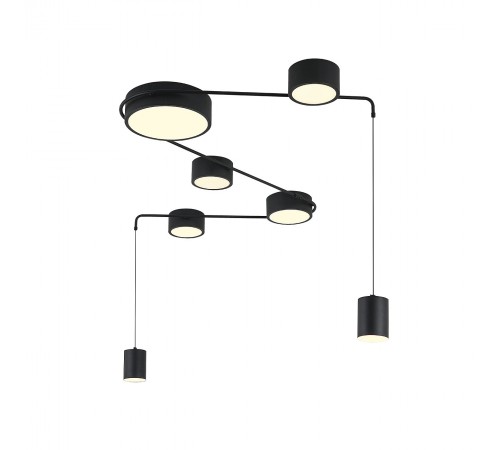 Потолочная люстра Indigo 14028/7С Black Modulo Потолочная люстра Indigo 14028/7С Black Modulo