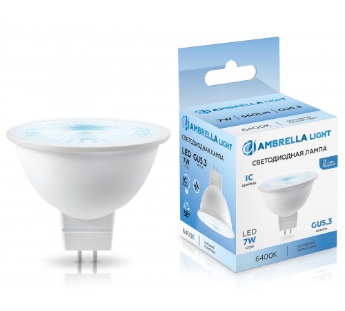 Лампа светодиодная Ambrella Light 170716 MR16 Лампа светодиодная Ambrella Light 170716 MR16