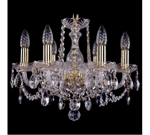 Подвесная люстра Bohemia Ivele Crystal 1402/6/141/G 1402 Подвесная люстра Bohemia Ivele Crystal 1402/6/141/G 1402