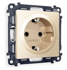 Розетка с заземлением, без рамки Ambrella Volt MA606010 Quant