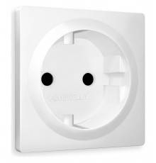 Накладка для розетки с заземлением и со шторками Ambrella Volt AP1270 Quant