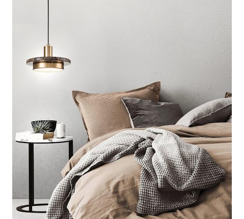 Подвесной светильник Escada 10260/1LED Brown marble Torano Подвесной светильник Escada 10260/1LED Brown marble Torano