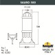 Наземный низкий светильник Fumagalli D15.553.000.BXF1R.FC1 Sauro