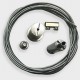 Подвес для трека Italline WSO 37C chrome WSO