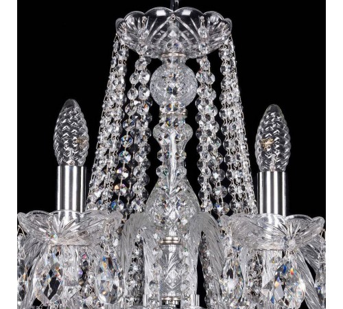 Подвесная люстра Bohemia Ivele Crystal 1402/12/300/Ni 1402 Подвесная люстра Bohemia Ivele Crystal 1402/12/300/Ni 1402