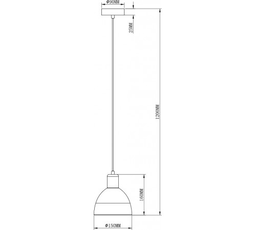 Подвесной светильник Moderli V2711-1P Irina