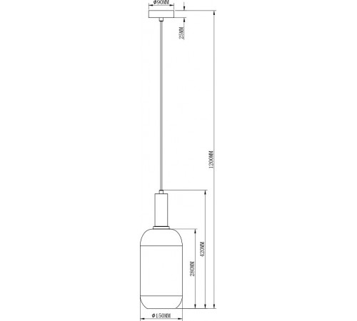 Подвесной светильник Moderli V2890-1P Martin