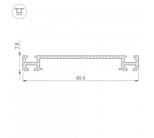 Крепеж Arlight 019870 PHS-3X-BASE-H7.8-2000 ANOD Крепеж Arlight 019870 PHS-3X-BASE-H7.8-2000 ANOD